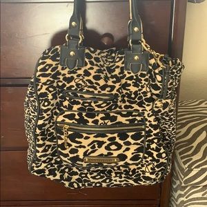 Juicy couture leopard print purse